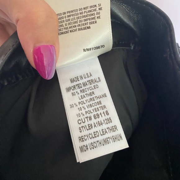 AGOLDE
90s Pinch Waist Recycled Leather Pants - Picture 5 of 5